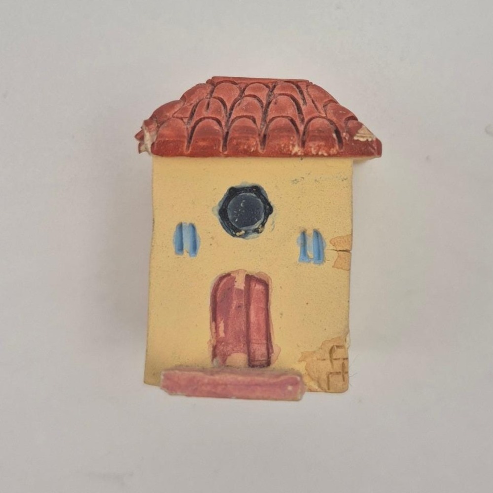 Hecho a Mano Miniature‎ House Figurine Uruguay Handcraft Collectible 1" Decor